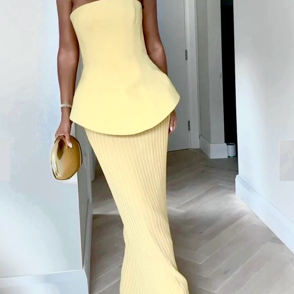 CORSET SKIRT MAXI DRESS